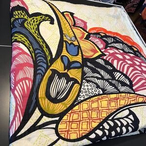 Anthropologie Floral Laelia Queen Size Quilt - Beautiful Pattern - 100% Cotton